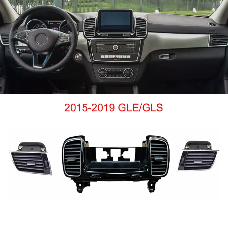 Фото Для Mercedes-Benz W166 W292 ML GL GLE GLS LHD 2012-2015 2015-2019 Левая и Правая Решетки Вентиляционных Отверстий Кондиционера в Сборе №2