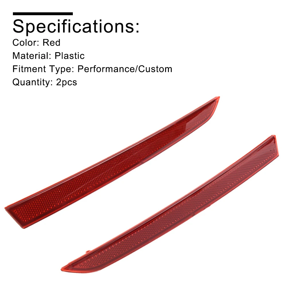 

1 Pair Car Rear Bumper Reflector Lamp Fit For BMW 3-Series F30 F31 M Sport 12-17 63147847165 Rear Right Bumper Reflector Trim