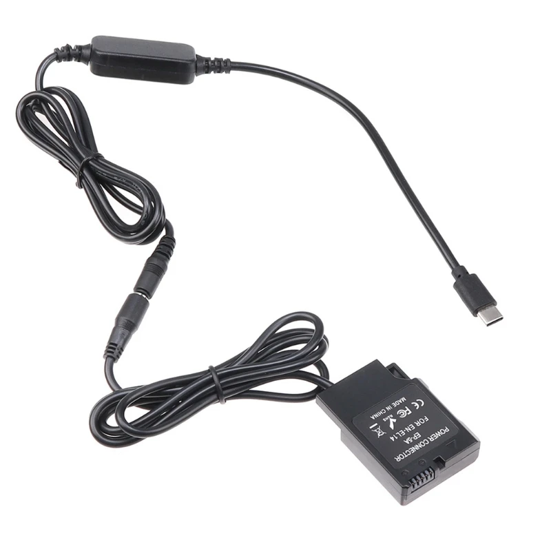 

Upgraded Camera Full Decoding EN-EL14 Dummy Battery for D3100 D3200 D3300 D3400