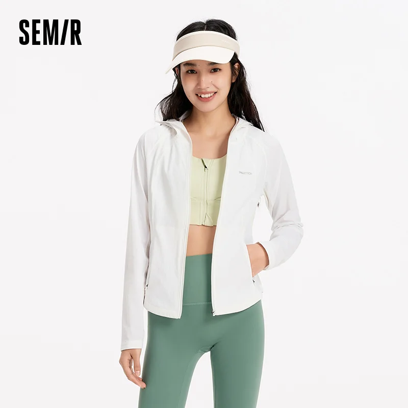 Фото Женская куртка Semir с защитой от ультрафиолета, охлаждающая, дышащая, влагоотводящая, высокоэластичная, с рукавами реглан, для походов и активного отдыха, модель 202 №2