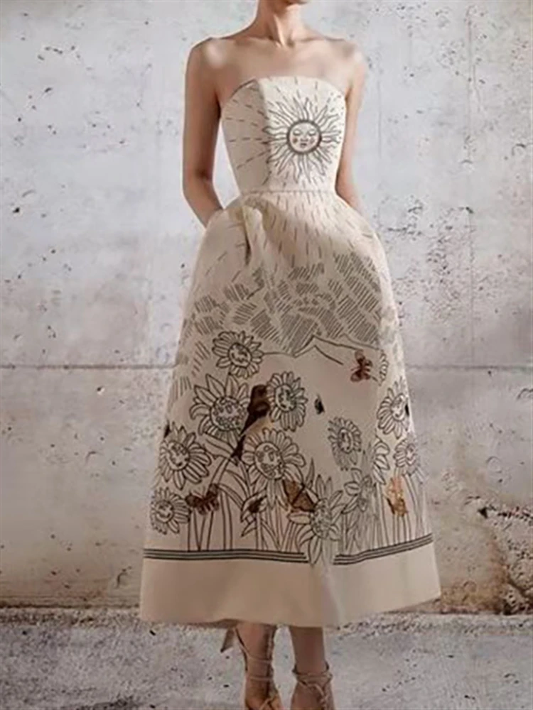 Женский пляжный сарафан с открытой спиной летнее подиумное сексуальное