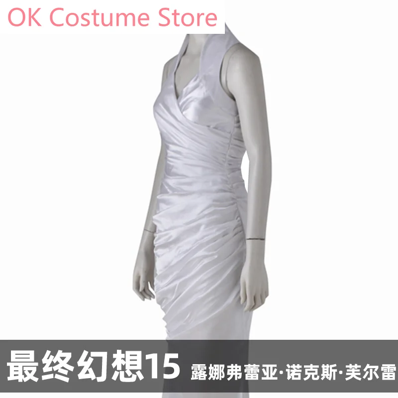 Ff15 Lunafreya Nox Fleuret платье косплей костюм игры искусственная Униформа Hallowen ролевая