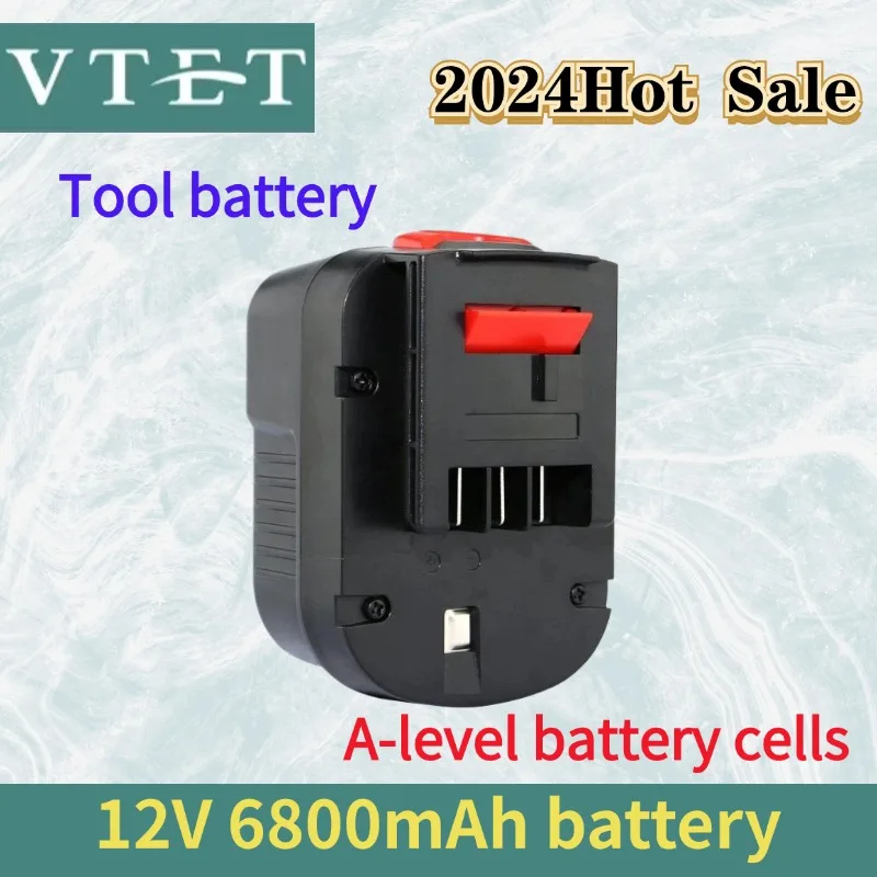 Аккумуляторная батарея для дрели Black &amp Decker HP12K HP12 A12EX FSB12 FS120B A1712 12 В 6800 мАч