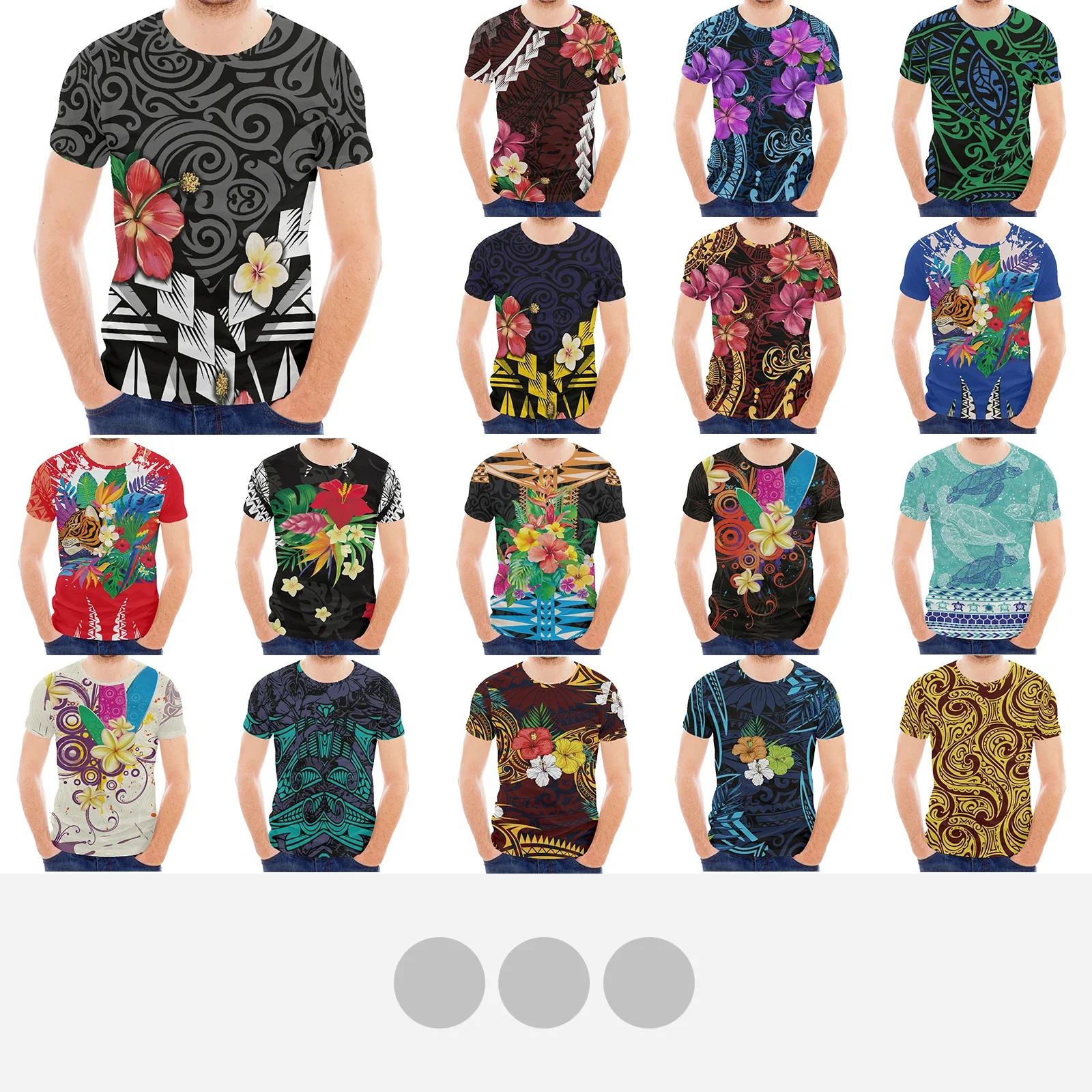 Мужская футболка с коротким рукавом и круглым вырезом принтом