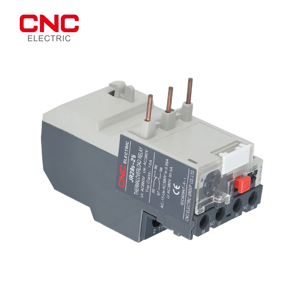 CNC JR28s-25 тепловое реле перегрузки Регулируемая Электрическая защита 50/60 Гц 1 6 А 2 5 4