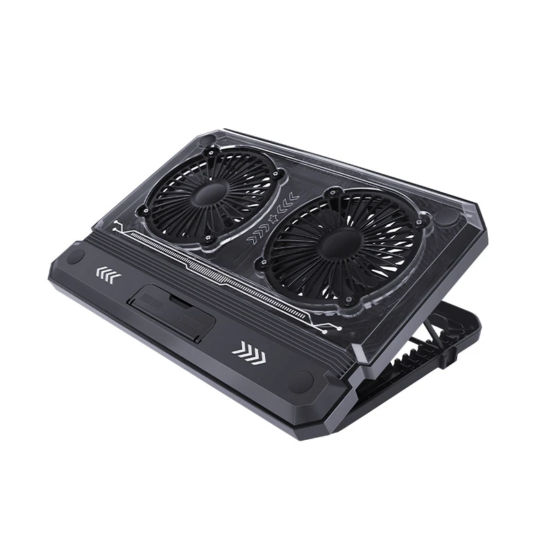 Прозрачный цветной двухъядерный радиатор для ноутбука e-sports