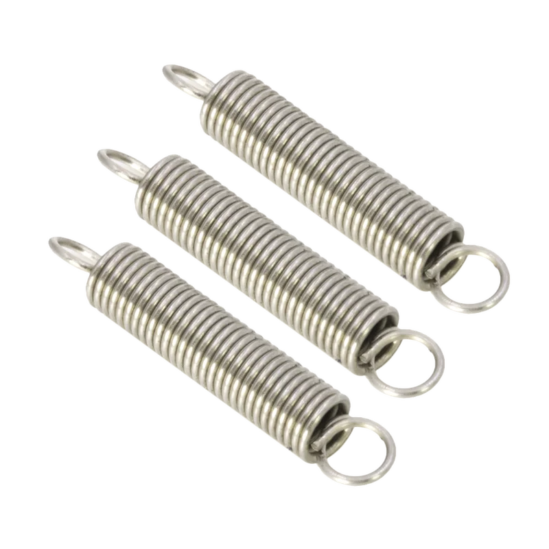 

5pc Tension Spring 304 Stainless Steel 1mm Small Extension Dual Hook Wire Diameter 1.0mm OD 10mm Long Length 55mm