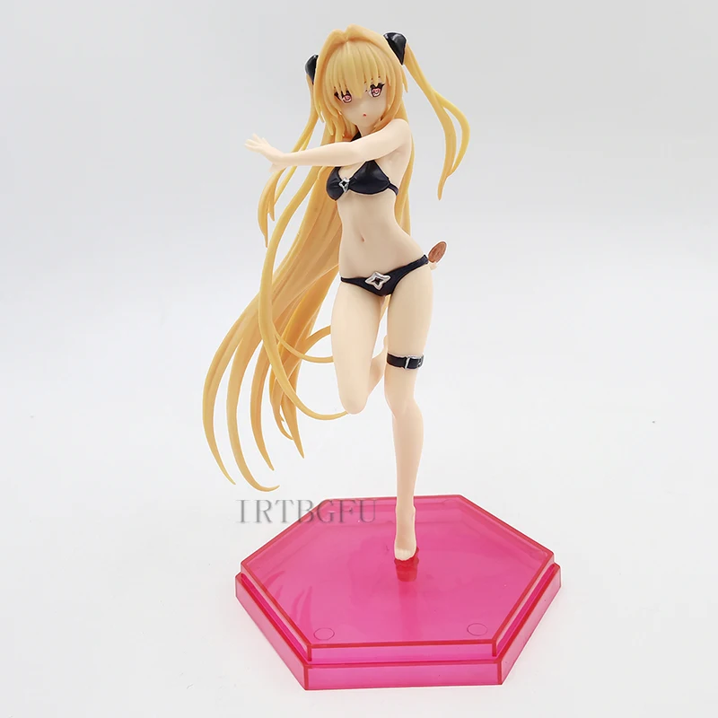 

Anime To LOVEru Darkness Figure Konjiki no Yami Swimsuit Adult Girl Model Toy PVC Action Figure Collection Statue Doll Gifts