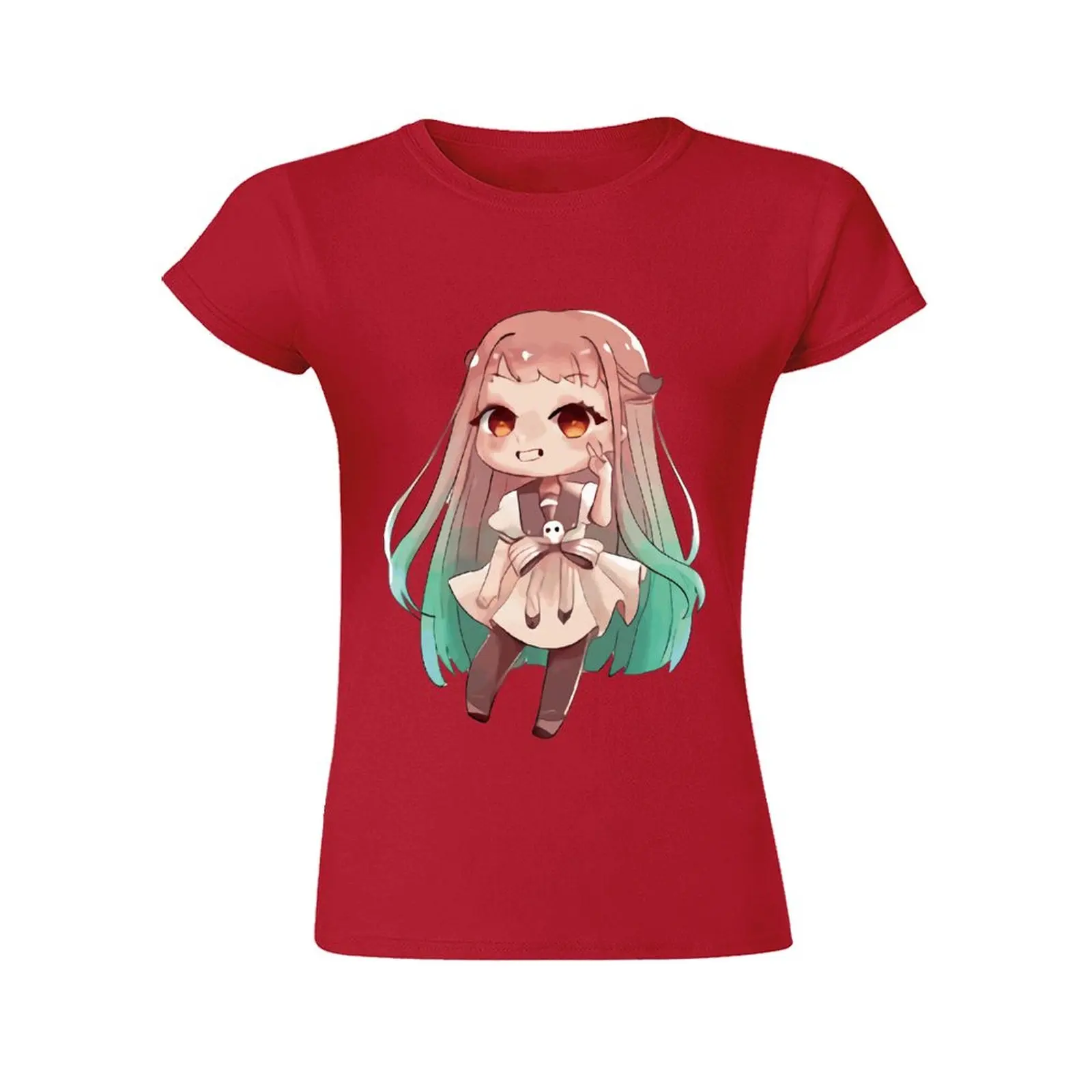 

Harajuku Kawaii 100%Cotton T Shirt Women Funny Cartoon Hanako Kun T-shirt Cute Anime Top Tee Female