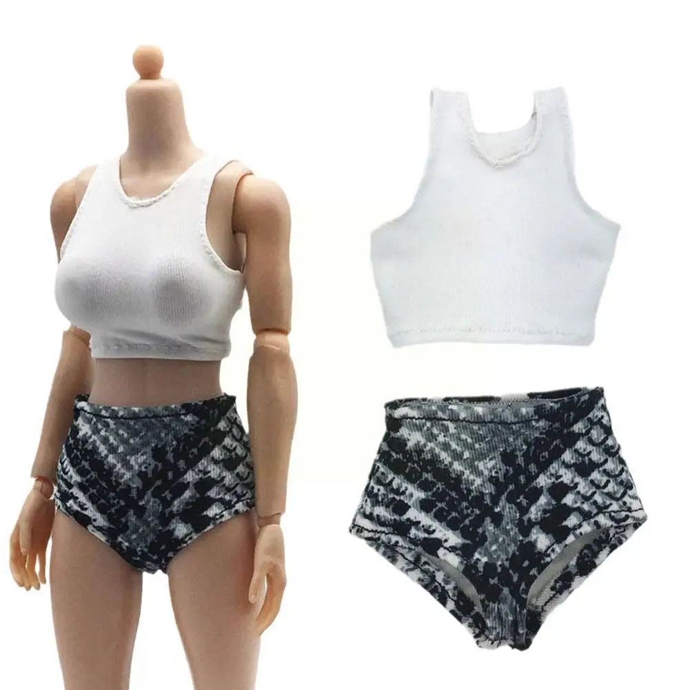 

Женская фигурная одежда в масштабе 1/6, спортивные шорты, костюм для 12-дюймовой женской экшн-фигурки Phicen Q3r3