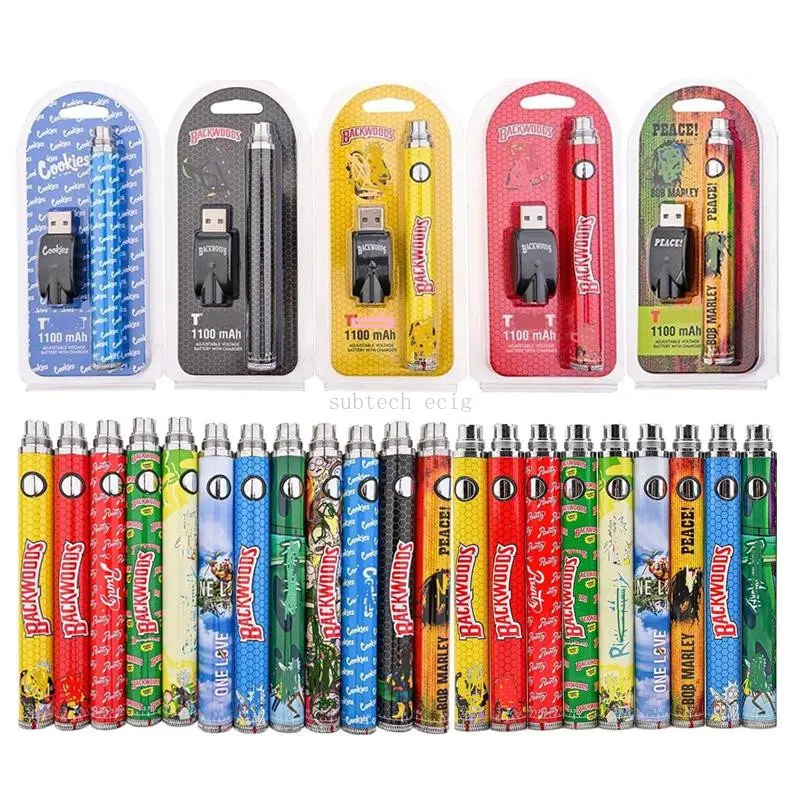 

10 шт., аккумуляторные батареи для электронной сигареты, 1100 мАч