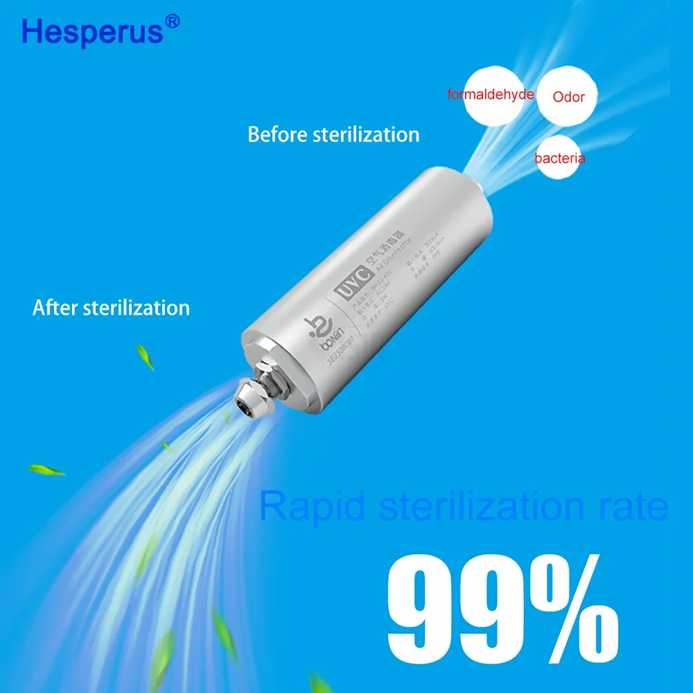 AC24V Den tal Deep UVC перелив физическая стерилизация дезинфектор воздуха для стульев