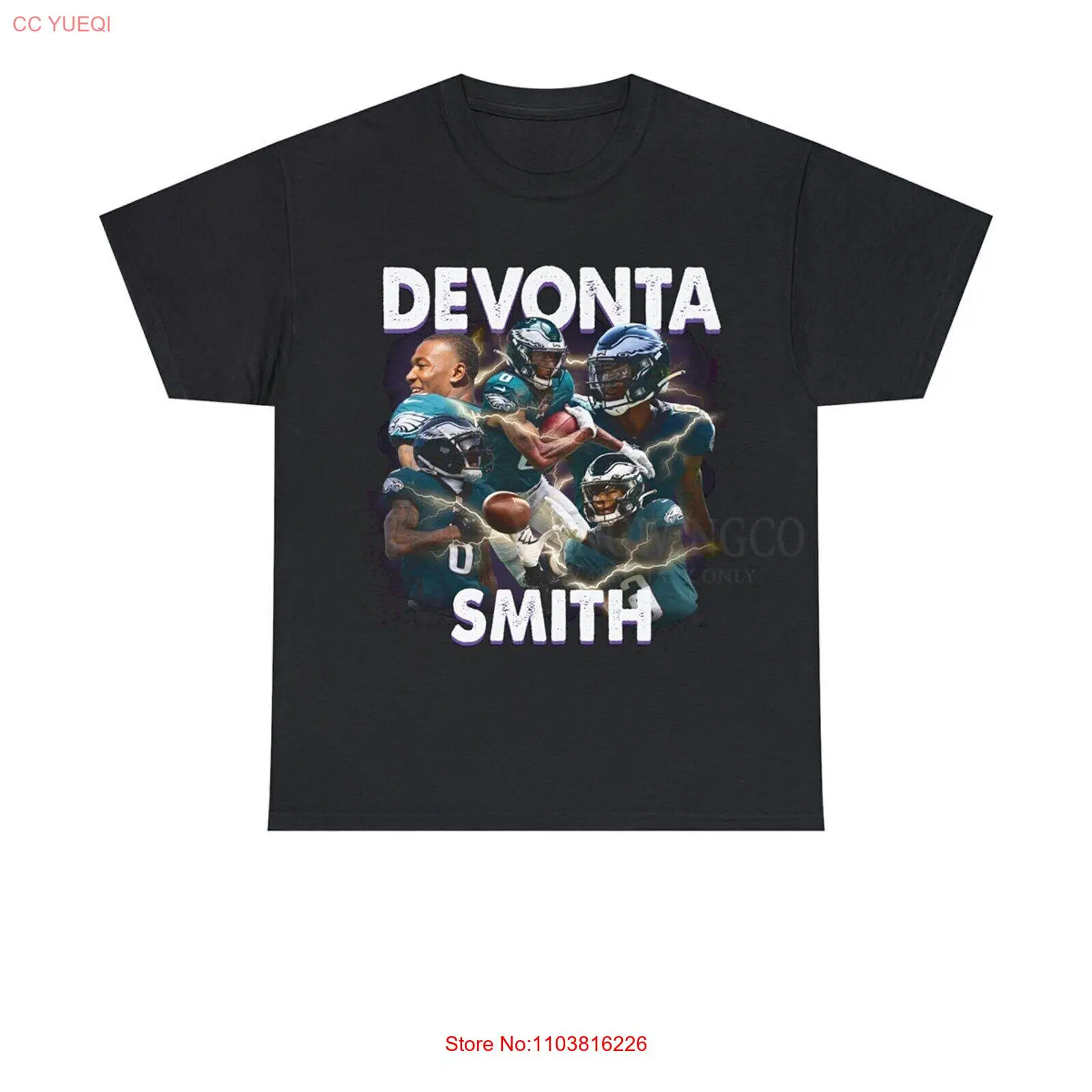 Винтажная Футболка DeVonta Smith винтажная графическая рубашка