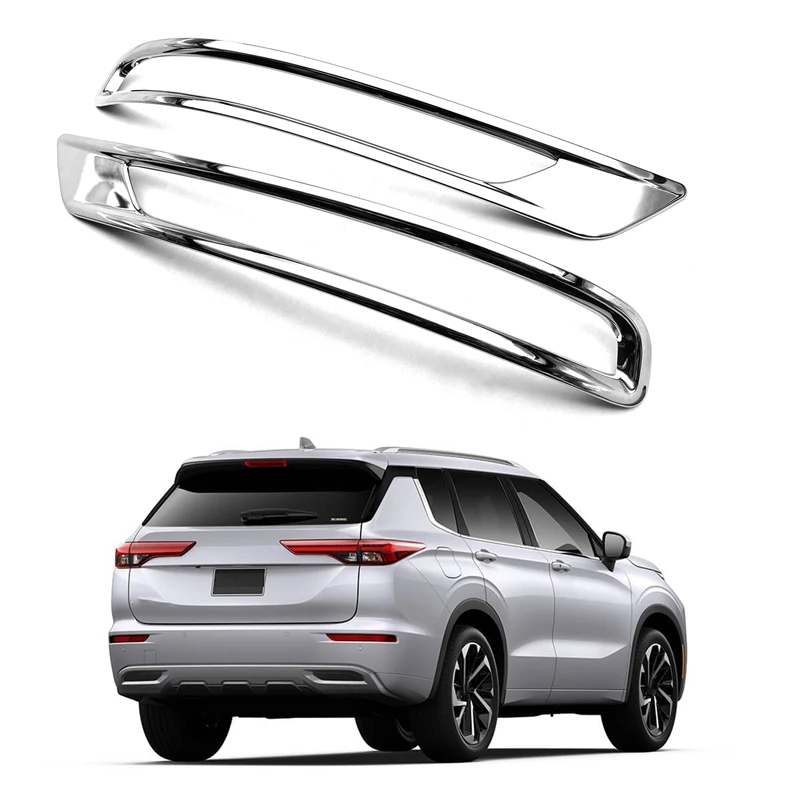 Для Mitsubishi Outlander 2022 хромированный задний бампер противотуманная лампа