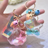 creative keychain small gift keychains women couple pentagram bag pendant cartoon cute shell fashion jewelry accessories