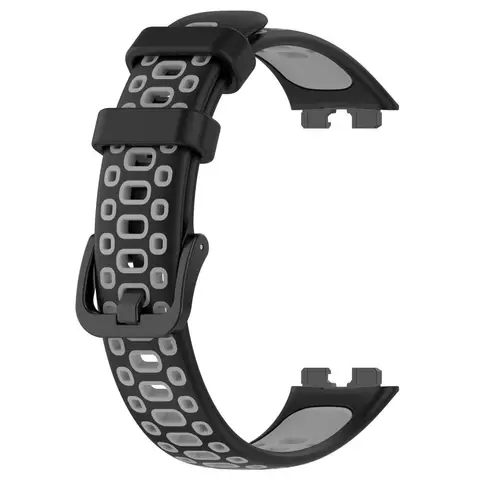 Двухцветный силиконовый ремешок для Huawei Band 8
