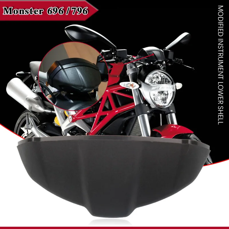 

For DUCATI Monster 696 795 796 1100 Motorcycle Dashboard Shell Speedometer Tachometer Instrument Cover Bottom case