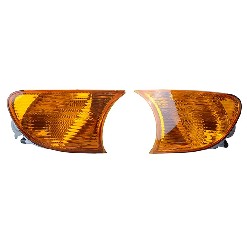 

1Pair Amber Parking Corner Signal Lamp Light Corner Lights Side Turn Signals Lamps Sidelights For BMW E46 3 Series M3