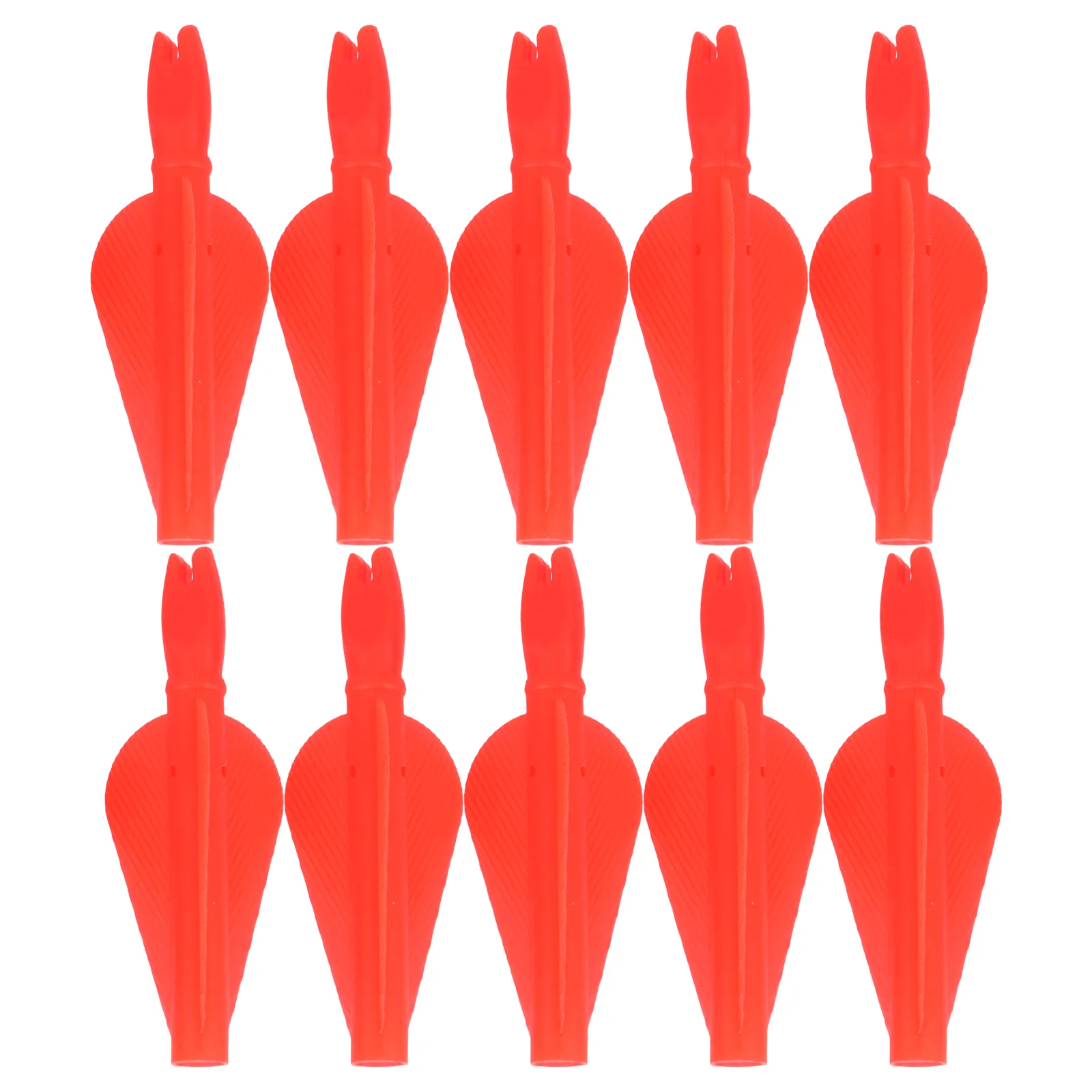 

10 Pcs Nock Bow Tail Replacement Accessory Shaft Plastic Practice Archery
