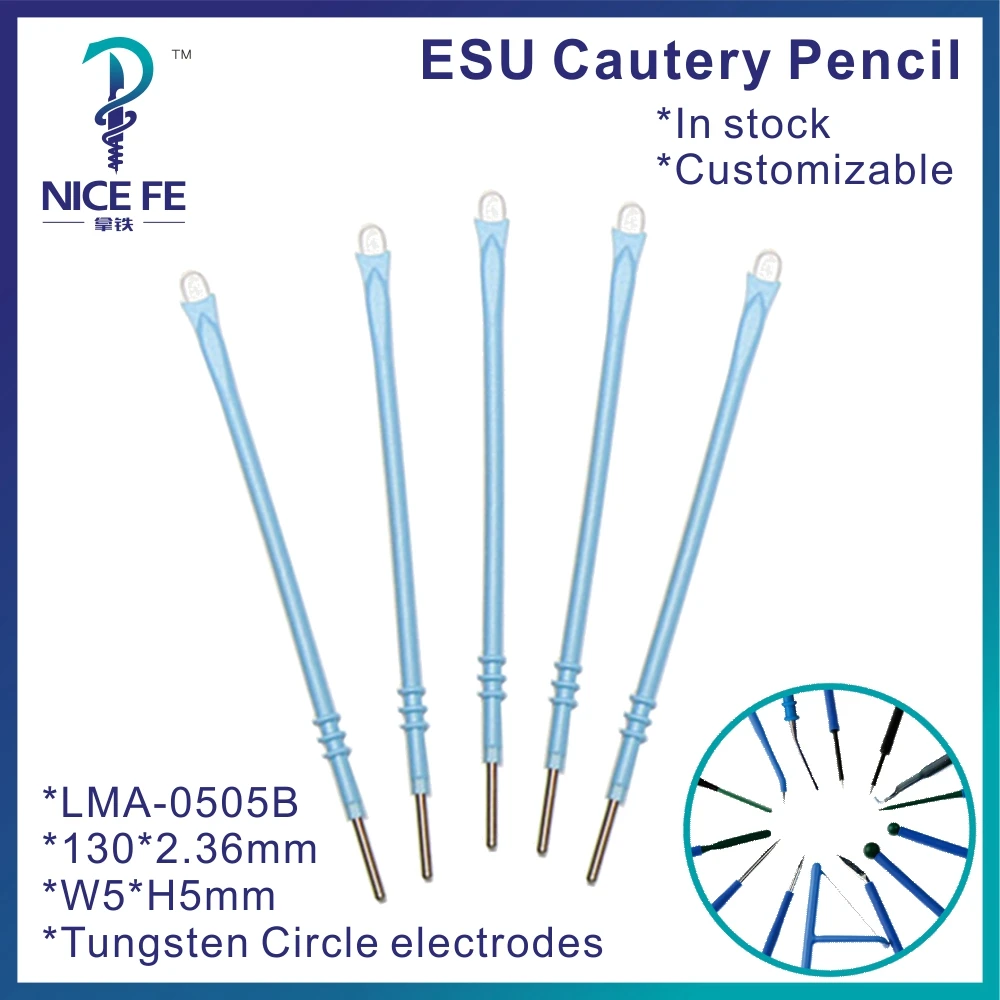 

_ 5 шт., электрохирургический вольфрамовый круглый электрод, вольфрамовый провод, хирургические бридные инструменты, 130*2,36 мм, W5 × H5