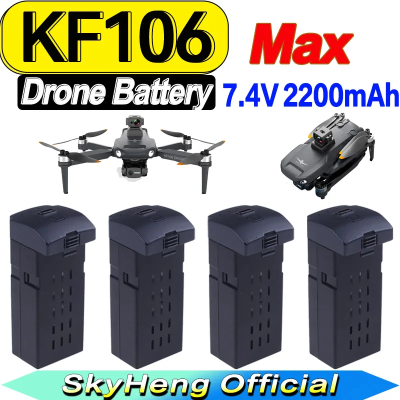 Оптовая продажа 1-20 шт. KF106 MAX аккумулятор 7 4 В 2200 мАч оригинальный для 4K камера дрон