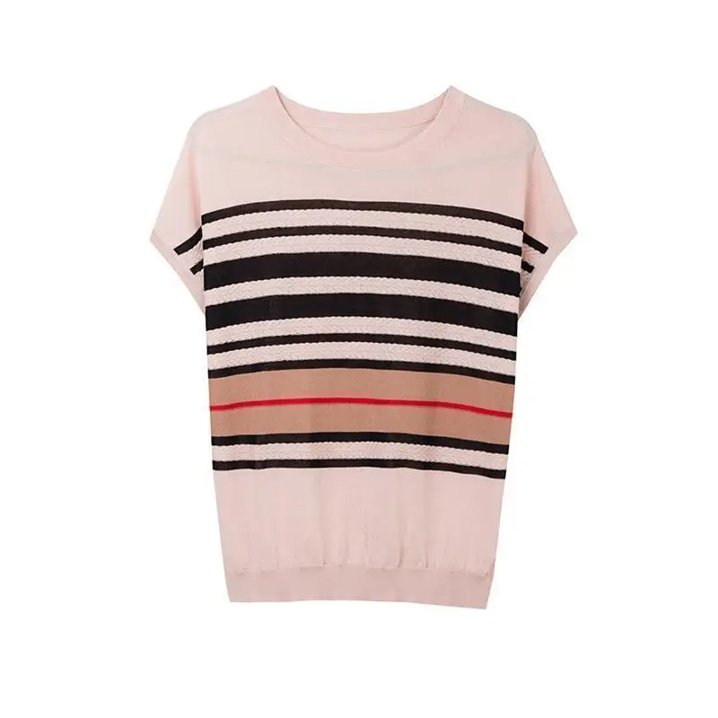 

Женская шелковая футболка с коротким рукавом, Свободный Тонкий Топ из вискозы, в западном стиле, лето 2022