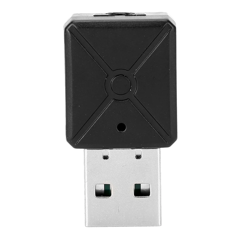 Фото Автомобильный Bluetooth-приемник-передатчик, адаптер BT, черный, USB 5.0, портативный, AVRCP, для наушников, ноутбуков, домашних стереосистем №3