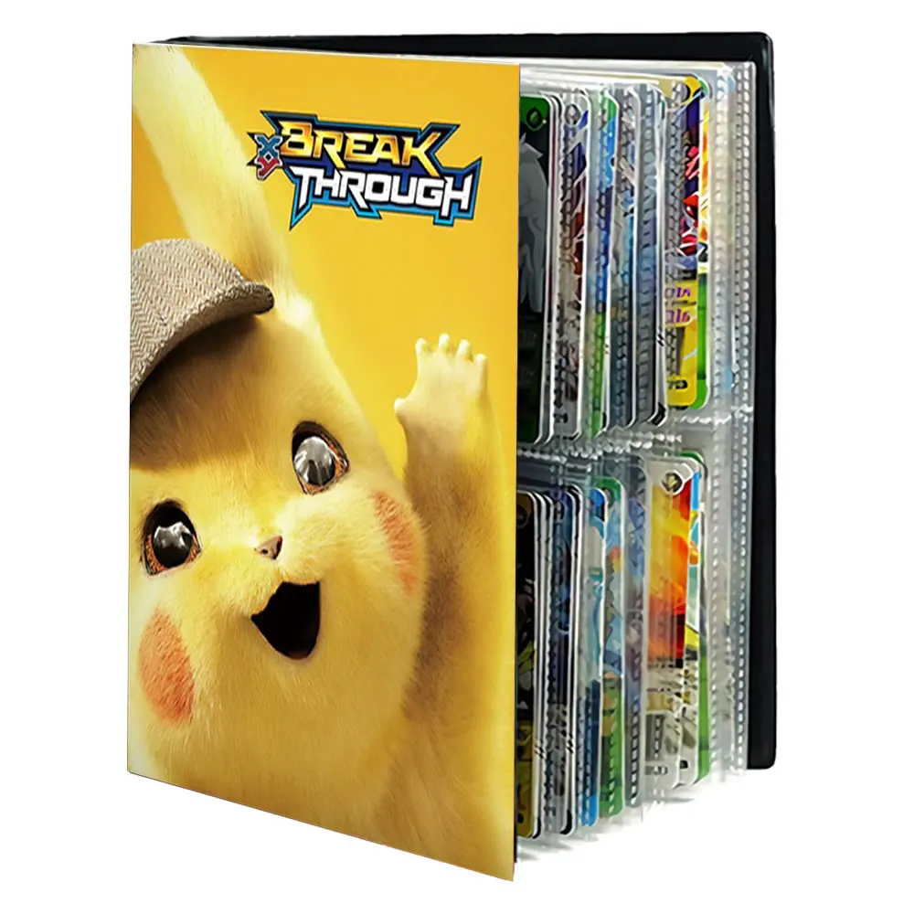 

Pokemon Cards Album Book Collections Holder Cartoon Characters Game Cards Map Binder 240Pcs Loaded List Folder Cool Kids Toys