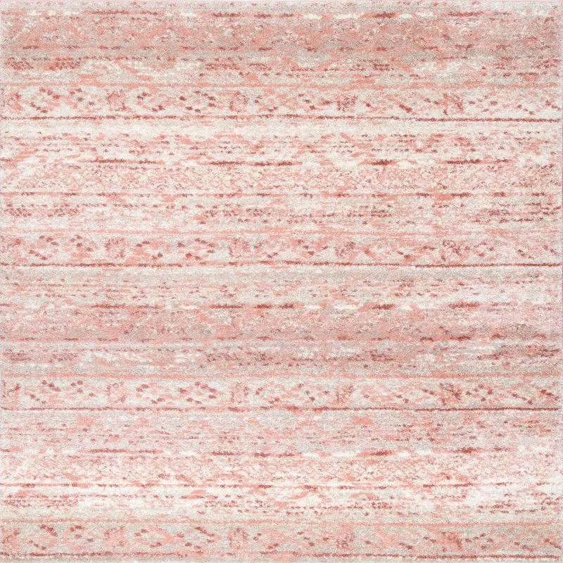 

Fantastically Eye-Catching Pink Moroccan Hattie Runner Rug, Measuring 2' x 6' - Add a Touch of Boutique-Style Flair.