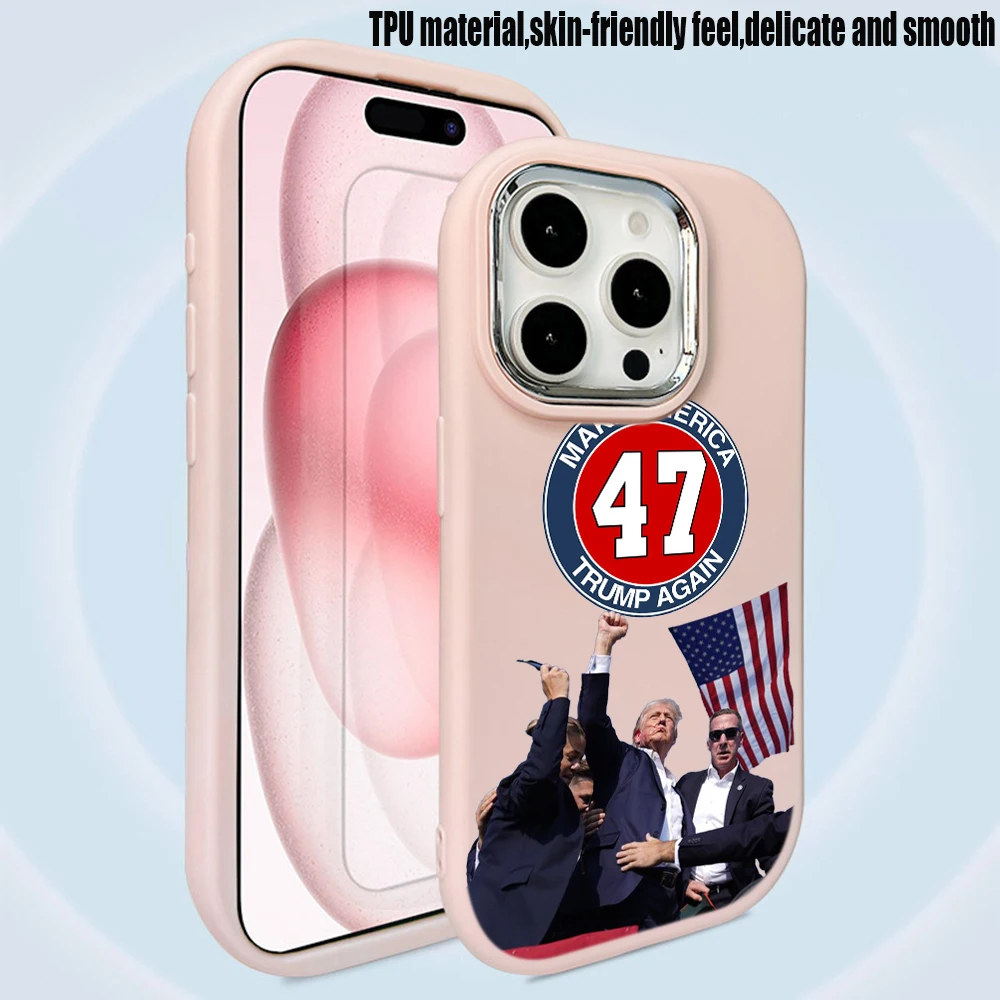 Мягкий чехол для телефона iPhone 16 Pro Max Plus роскошные гальванические оправы линз