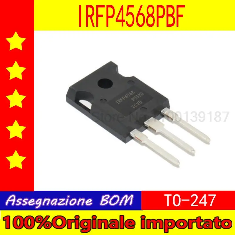 

10pcs/lot IRFP4568PBF IRFP4568 TO-247 High Power Field Effect MOS Transistor 171A150V