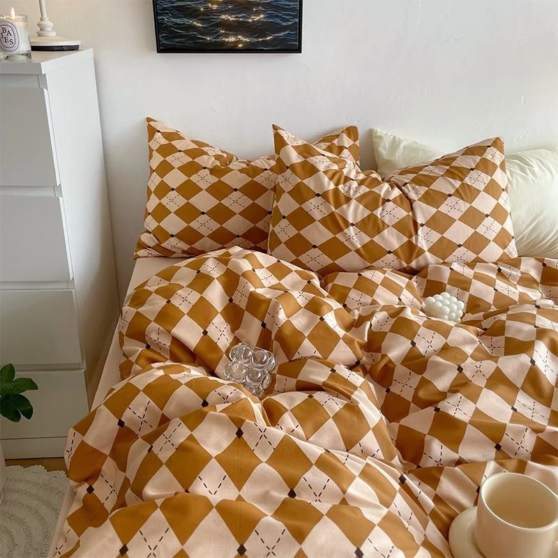 

Simple Solid Color Premium Quilt Cover Single Double Duvet Cover Gray Quilt Cover High Quality Skin-friendly Fabric Bed Cover