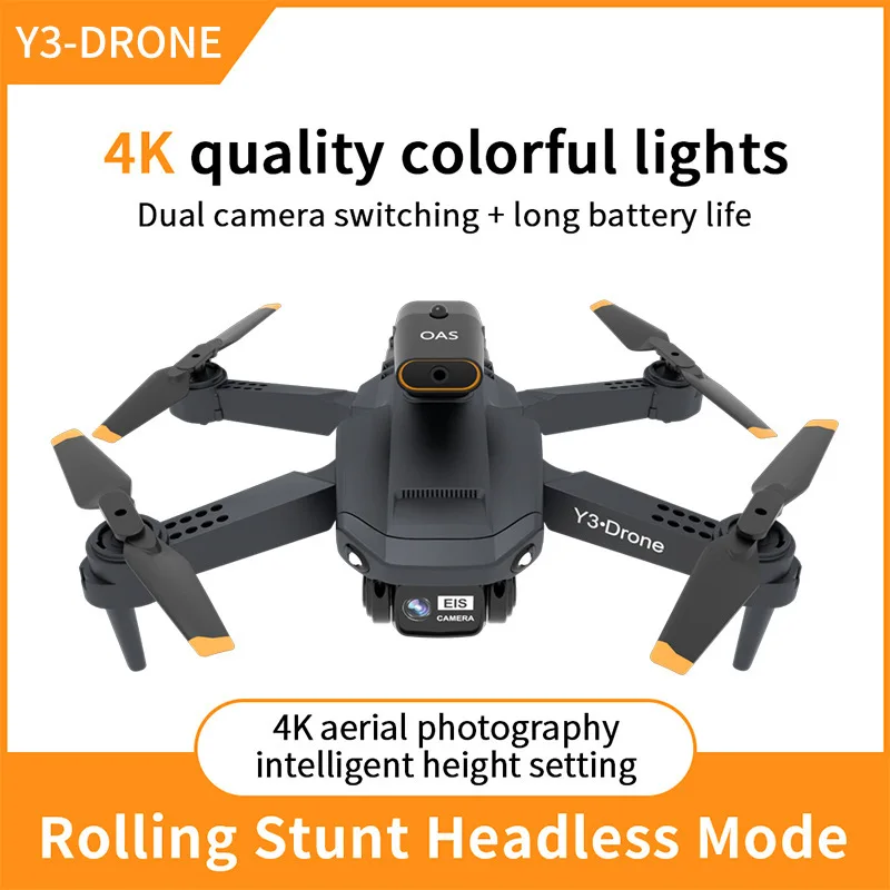 

Y3 Drone 4k profession HD Wide Angle Camera 1080P WiFi Drone Dual Camera Height Keep Drones Camera Helicopter Toys rc airplane