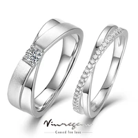vinregem 18k white gold plated vvs1 d moissanite diamond ring for women men wedding engagement gifts 925 sterling silver jewelry