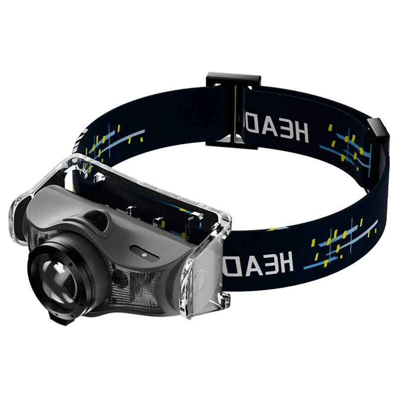 

1Set Outdoor Night Fishing Lamp Portable Rechargeable Induction Head Light Lamp Multifunctional