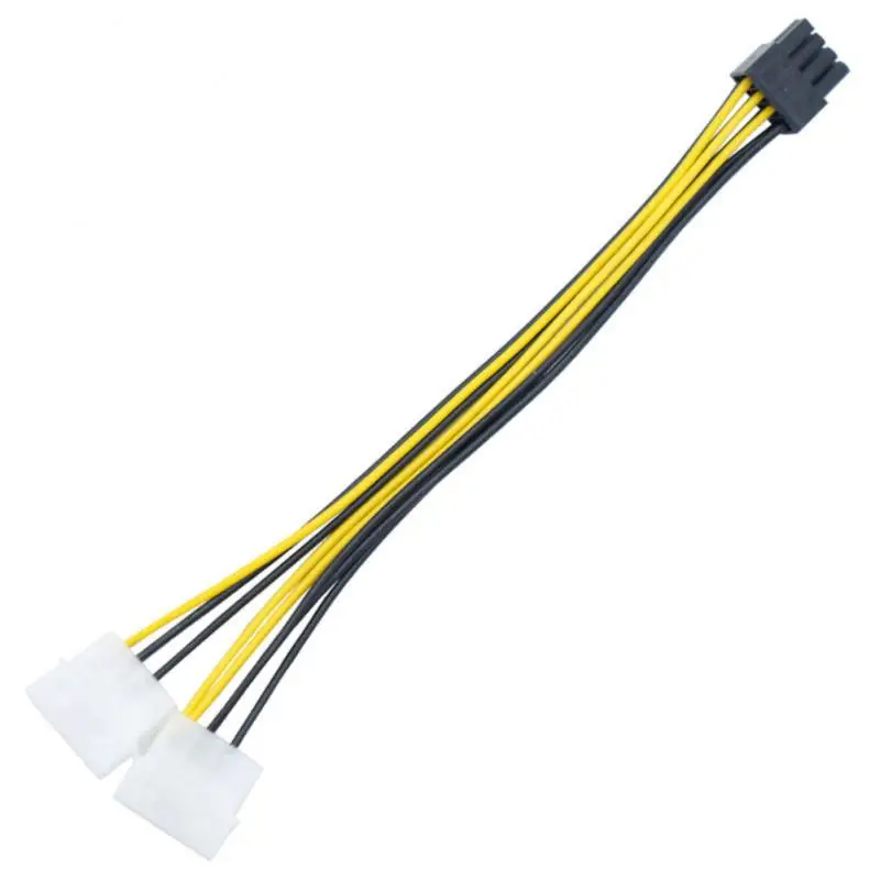 

Power The Graphics Card Power Cord Video Conversion Card Cable Graphics Card Double Large 4pin Power Cable Cord For Miner Btc