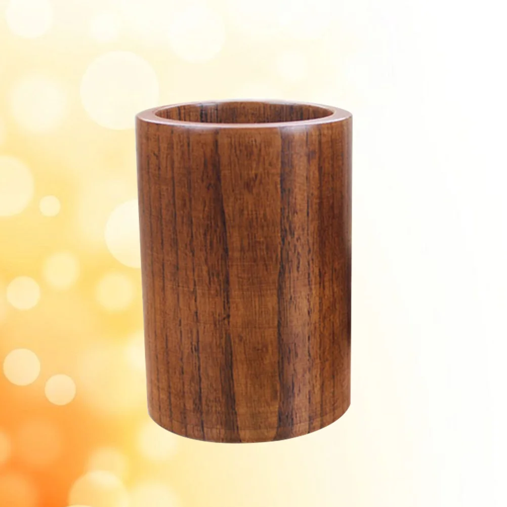 Экологичный Деревянный Держатель для посуды круглый органайзер палочек еды