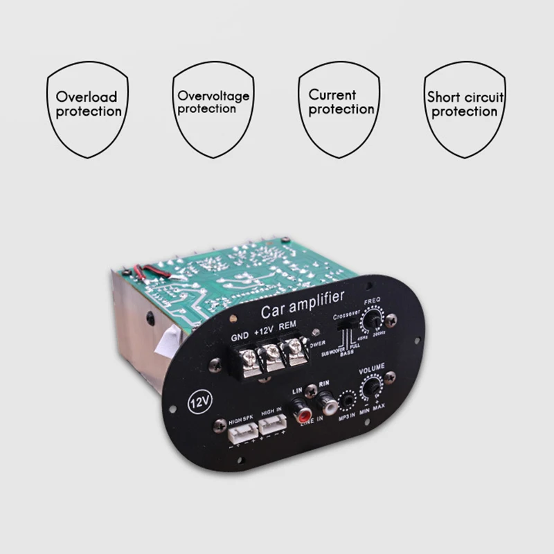 12 В 120 Вт 8-12 дюймов сердечник трубка автомобильный Тритон/чистый бас усилитель