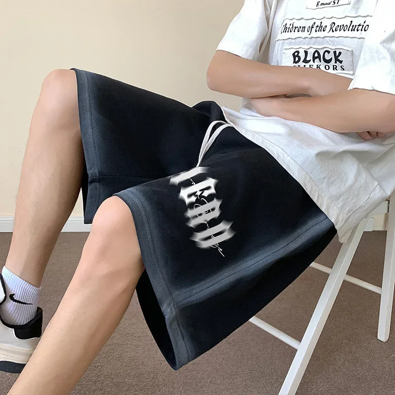 Мужские свободные летние спортивные брюки в американском стиле повседневные