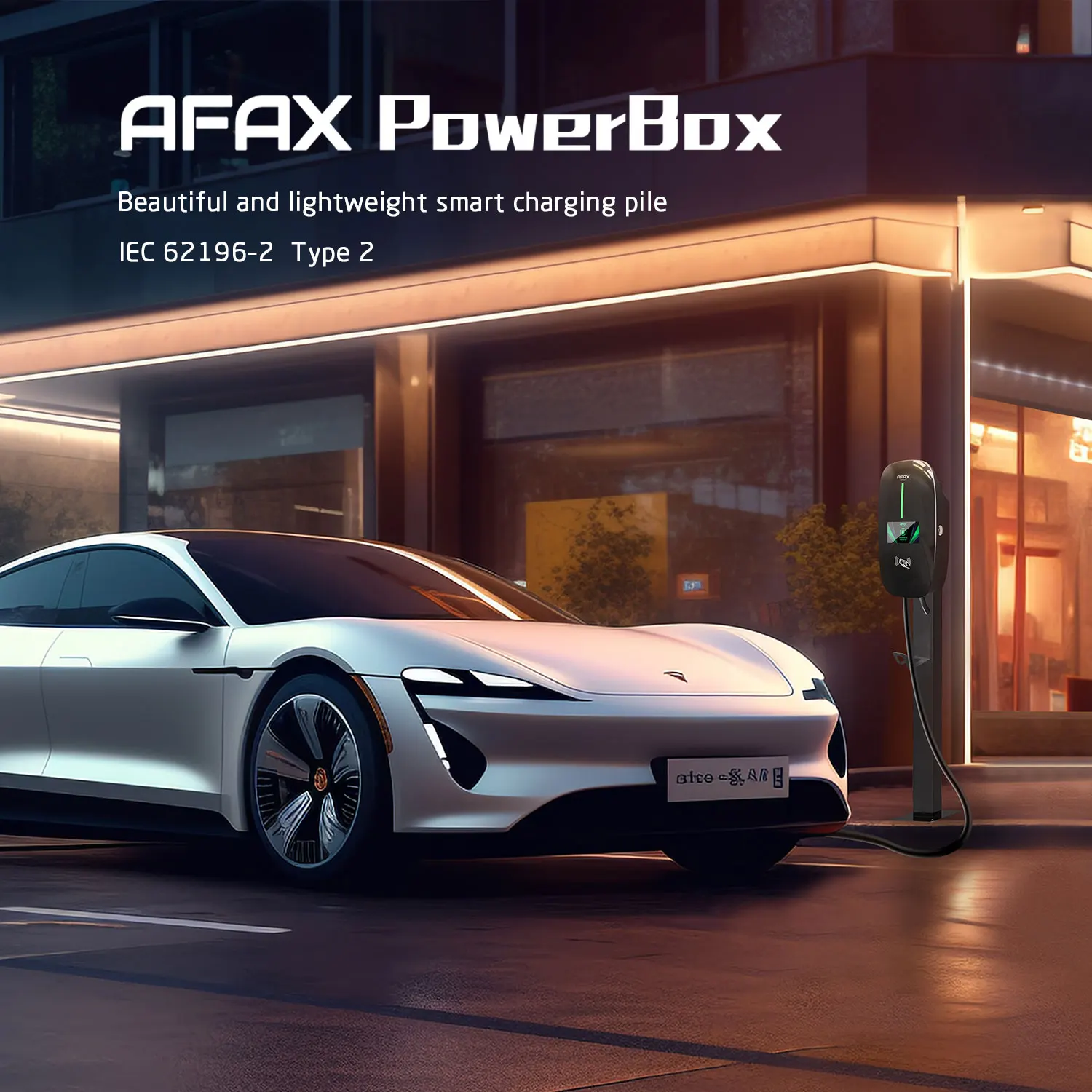 32A 3-фазный OCPP1.6J EVSE CHAdeMO Wallbox 7KW 22KW EV зарядная станция для электромобиля зарядное