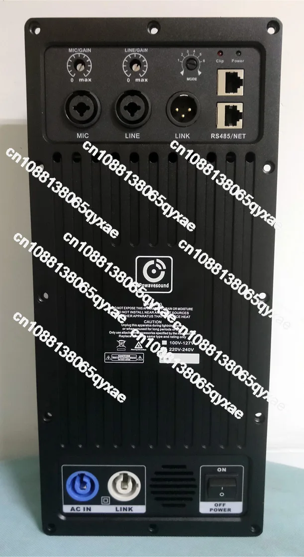 Powavesound 2CH Digitale Versterker Boord 800 Вт + 300 Dsp Module Voor 2 Manier Ac Menu Line Array Luidspreker audio