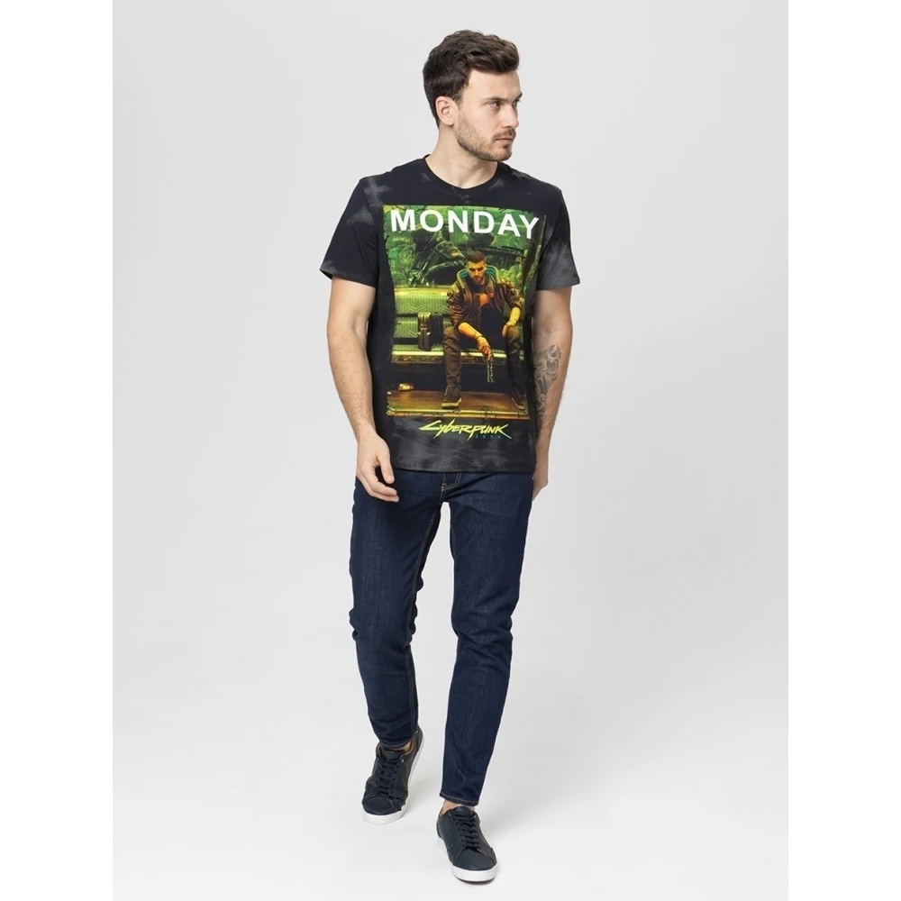 Футболка мужская FortyFour MT007 темно-серый хлопок 100%