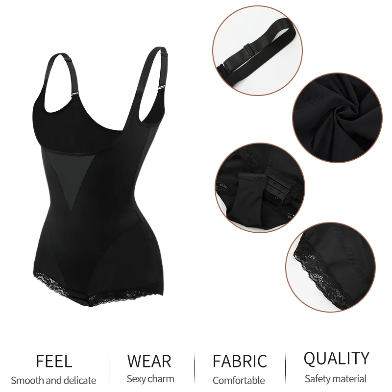 Sexy Seamless Bodysuits For Women MISS MOLY Underbust Push UP Chest Shaper Butt Lifter Abdomen Slimming Shapewear Fajas Corsets