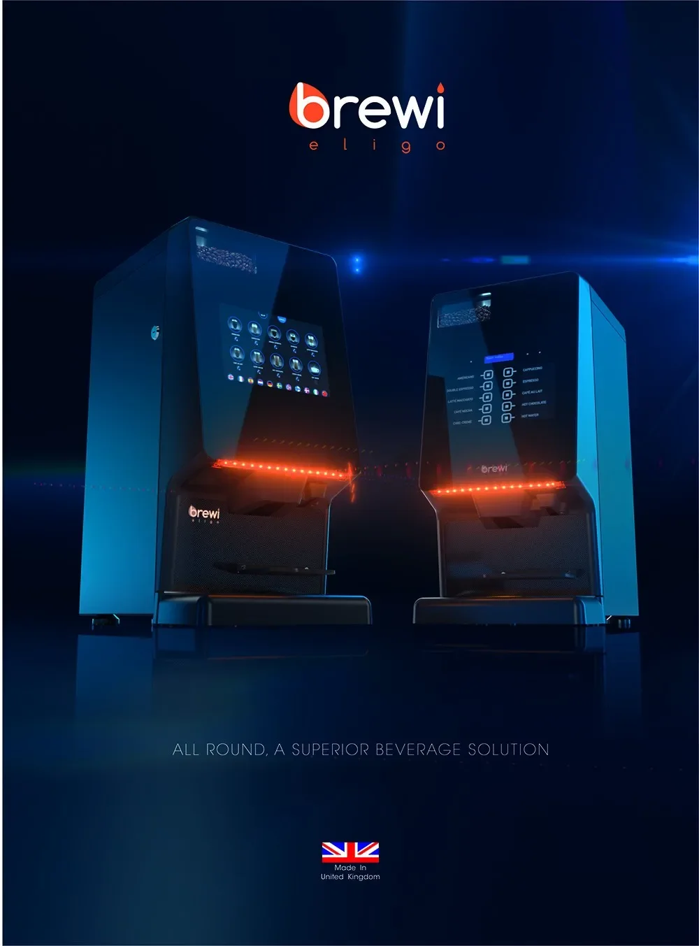 Полностью автоматическая кофемашина B2C с сенсорным экраном для продажи Brewi выбраo