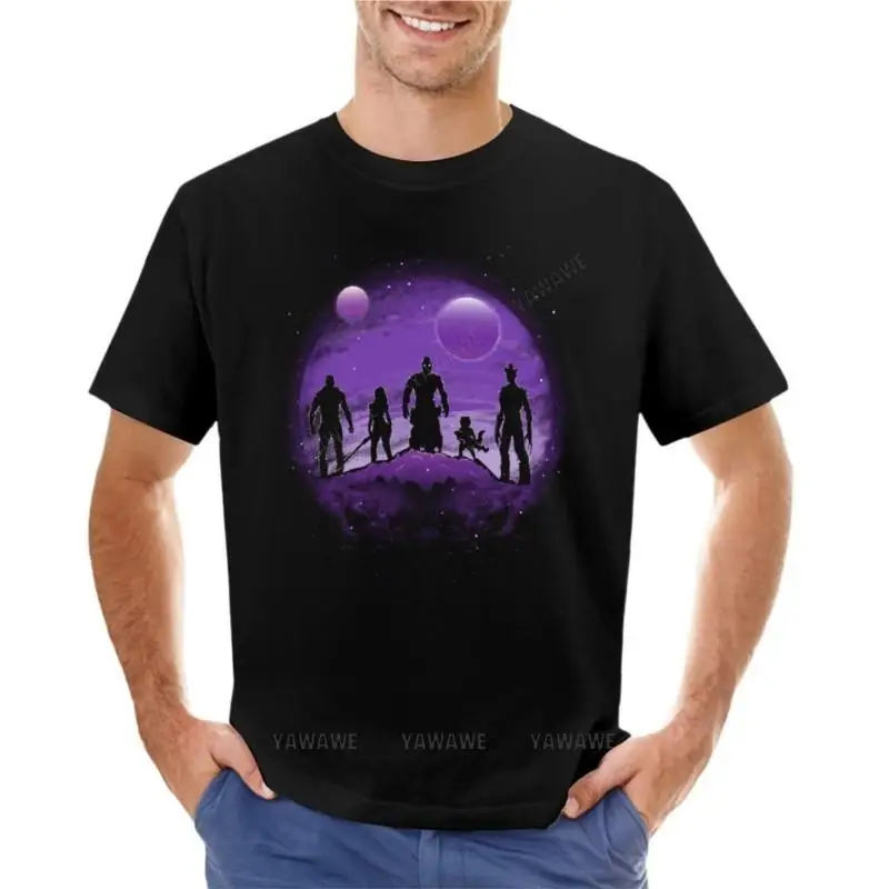 

cotton men t-shirt Guardians T-Shirt summer tops black t shirts men clothes new black tshirt for boys