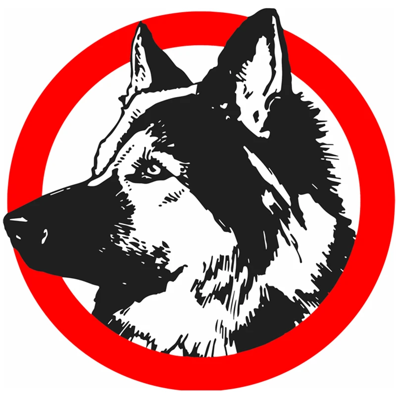 

Внимание! Злобная собака! Автомобильные наклейки, наклейки, украшения для автомобиля