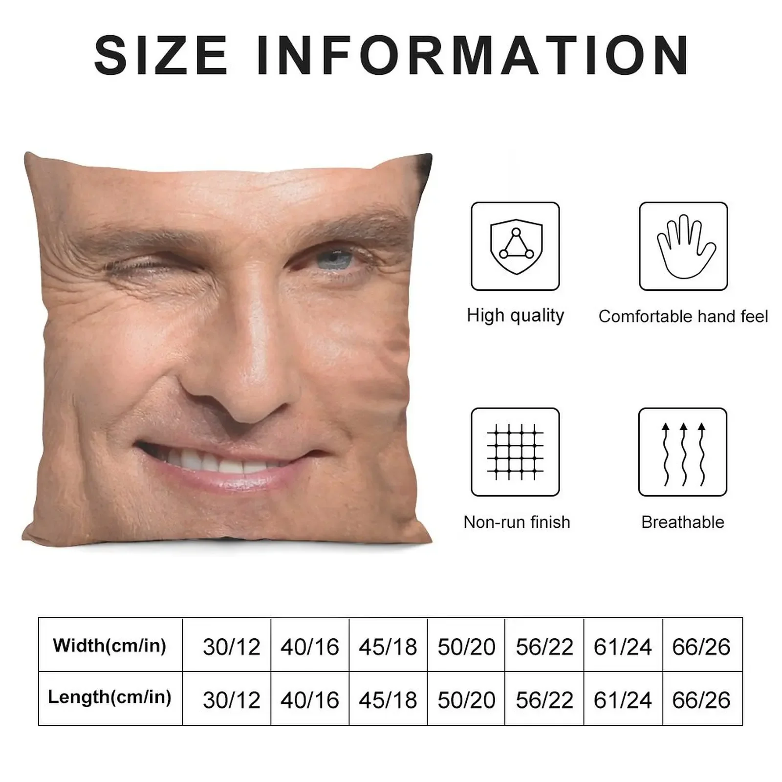 Matthew McConaughey Face Декоративная подушка Подушки Эстетические роскошные диванные