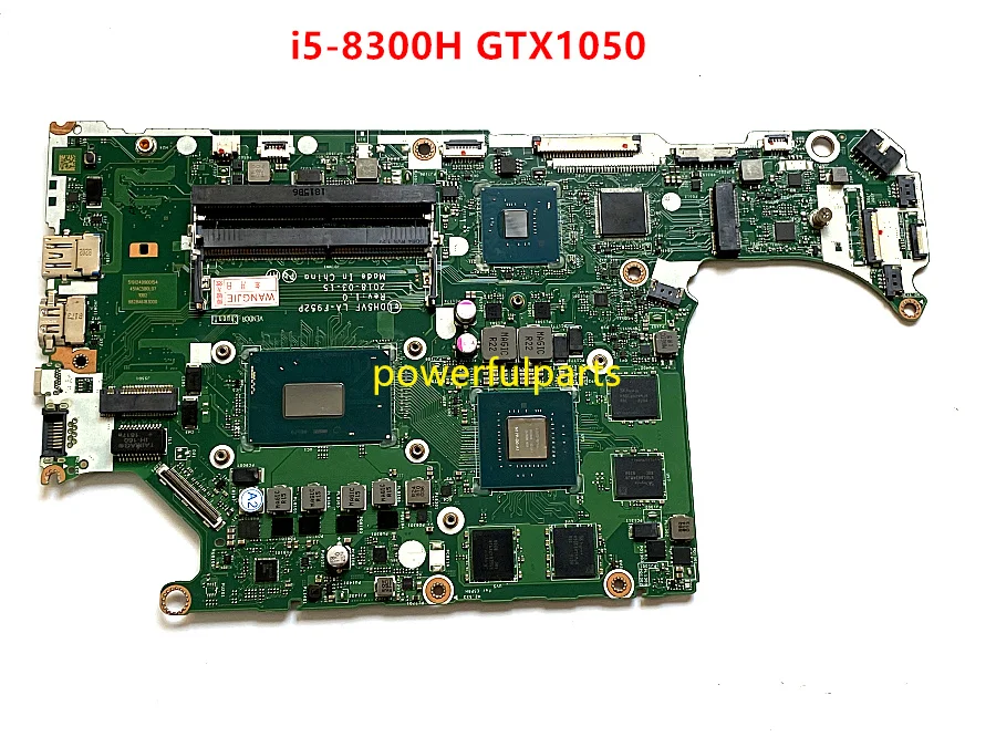 

DH5VF LA-F952P для ACER AN515-52 AN515 материнская плата для ноутбука i5 8300H GPU GTX1050 RAM DDR4 работает хорошо