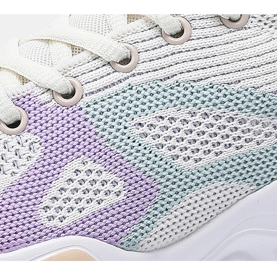 Loekeah Men Women Casual Shoes Clunky Sneakers Breathable Couple Increase Height Running Footwear Outdoor Fashion Walking Shoes