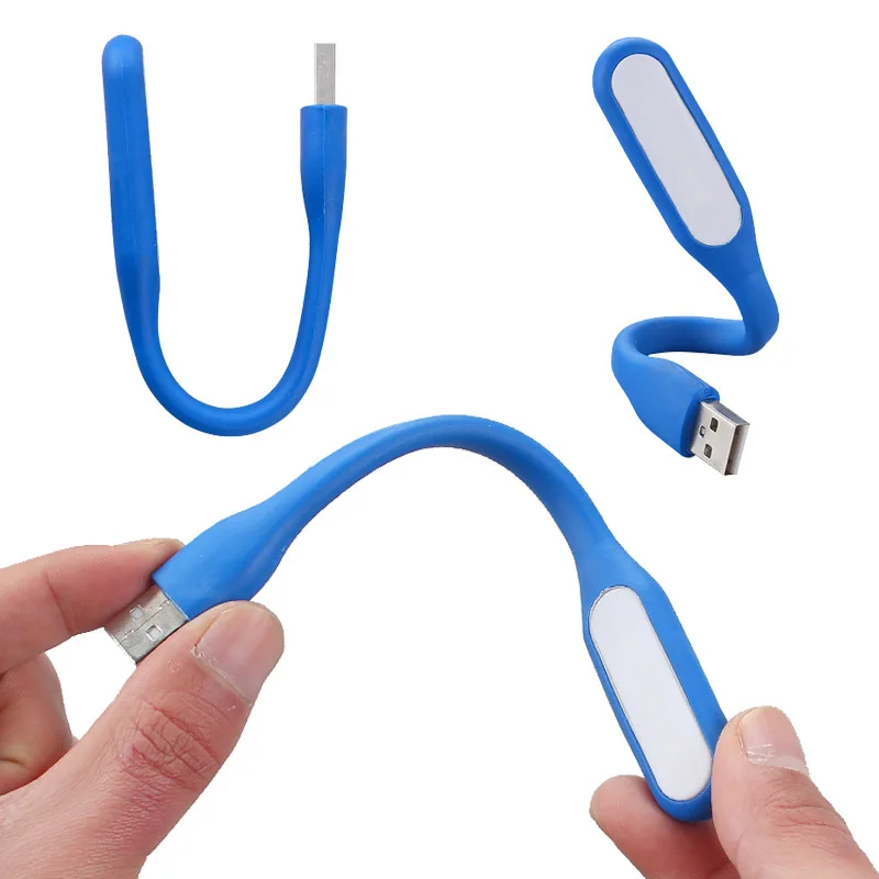 Мини USB LED-лампа для чтения книг, портативная, 5В 1,2Вт, складная, для ноутбука, ПК и банка питания.